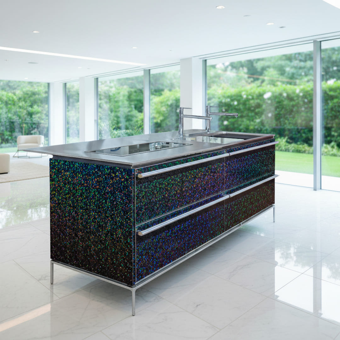 iNO W244/D105/H95cm I-LANDキッチン【アウトレット品】