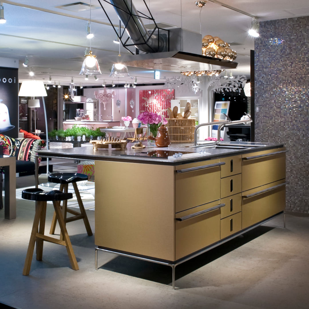 iNO W244/D146/H95cm CD-LANDキッチン【アウトレット品】