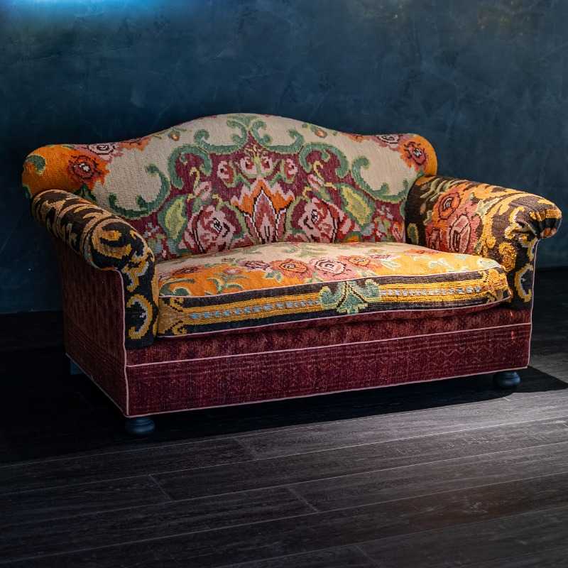 アンティークキリムソファ 2シート【アウトレット品☆】