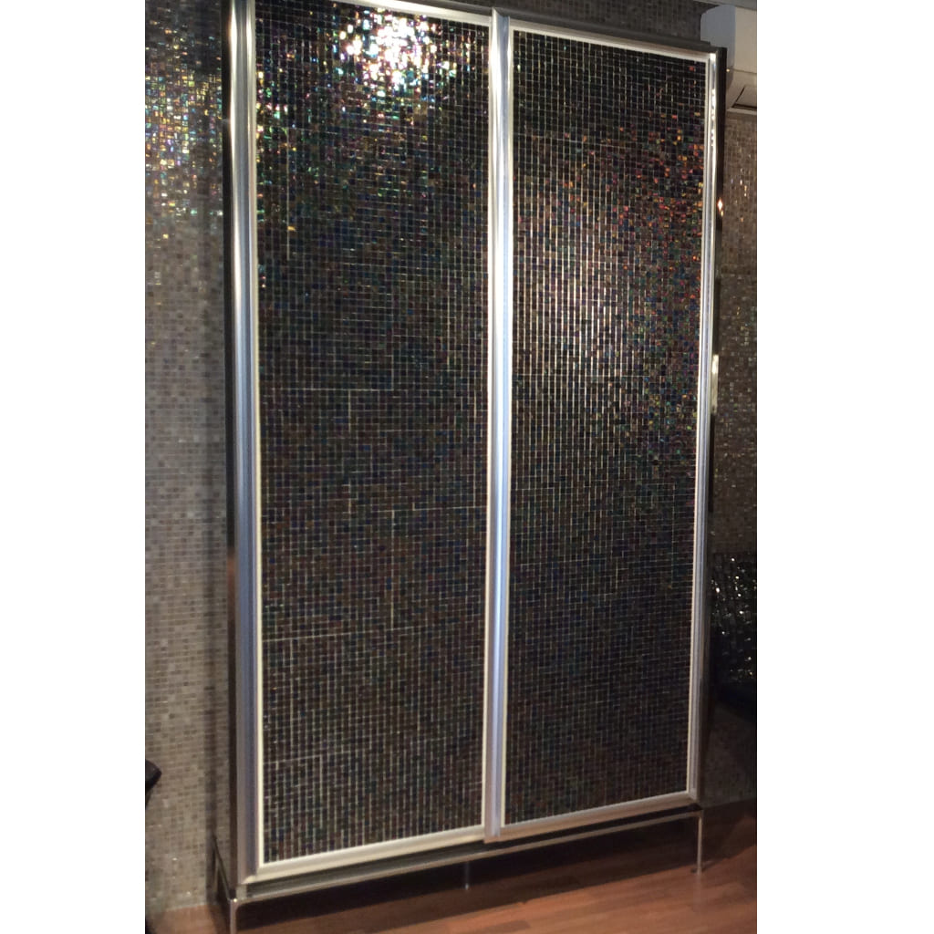 W124/D65/H231.9cm マイアミ収納（家電収納）SICIS扉 INO脚【アウトレット品】 収納