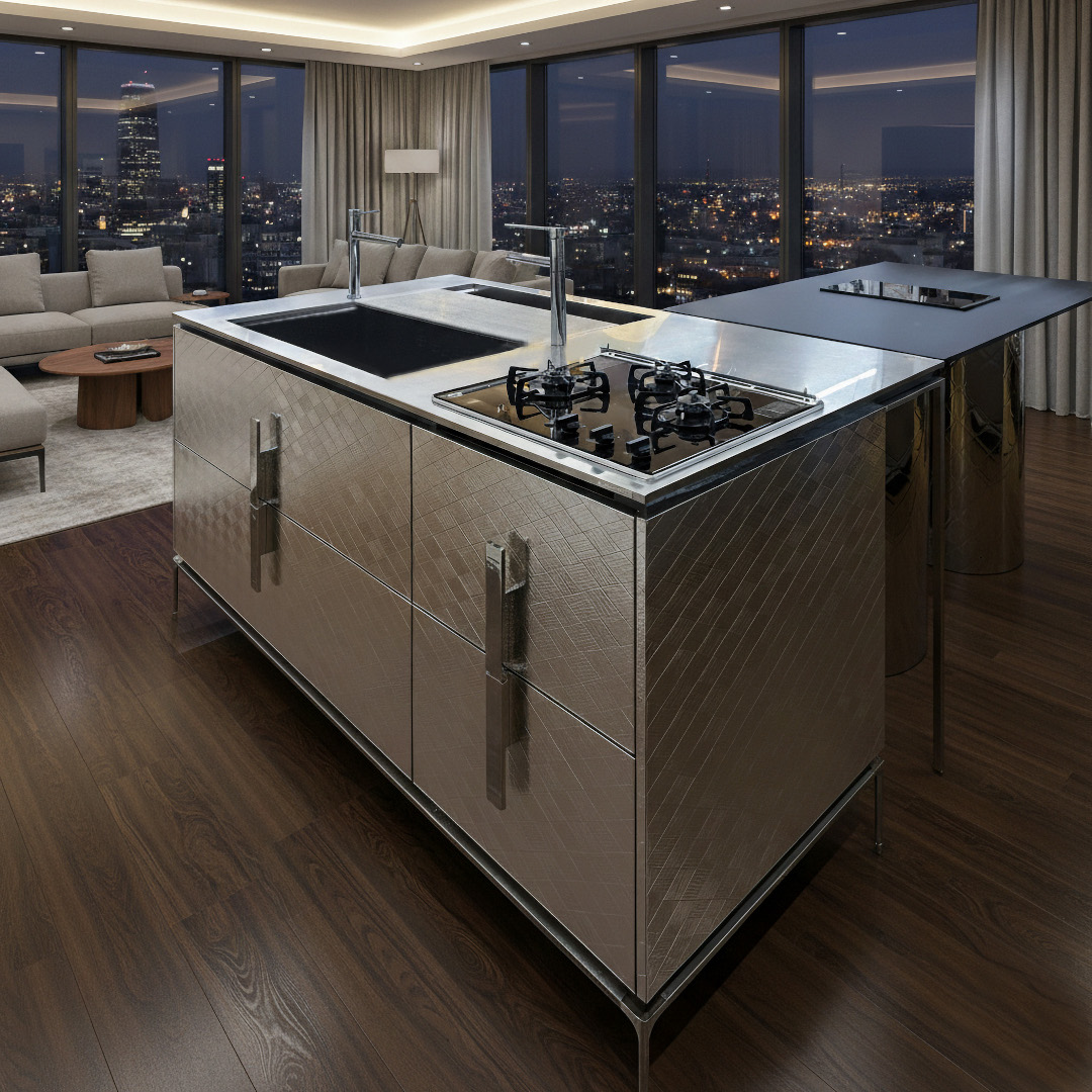 iNO W199/D255/H95cm CD-LAND+プラグインキッチン【アウトレット品】