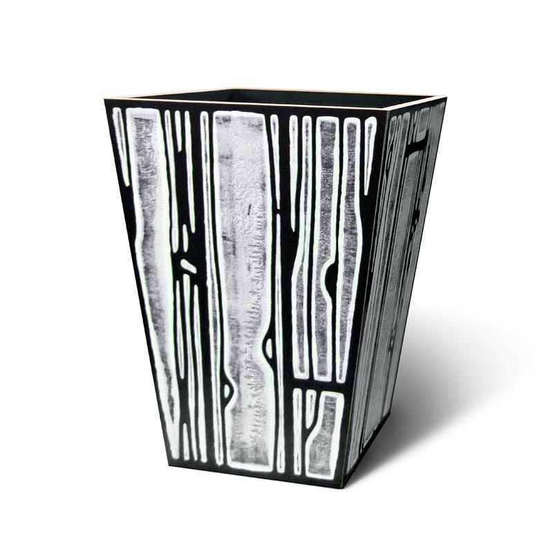 ロングウッズペーパーバスケット【アウトレット品●】