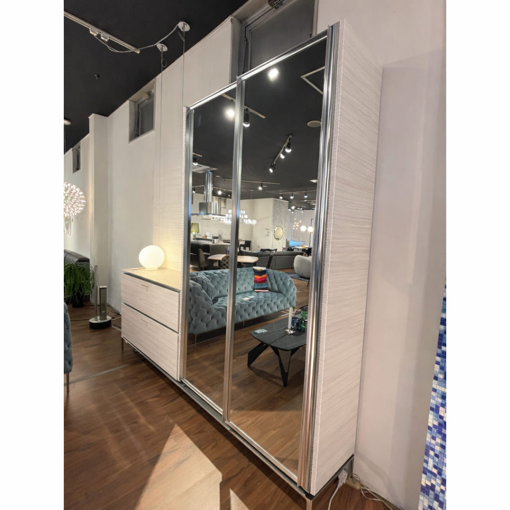 W124/D65/H231.9cm マイアミ収納 （棚板）INO脚【アウトレット品】 収納