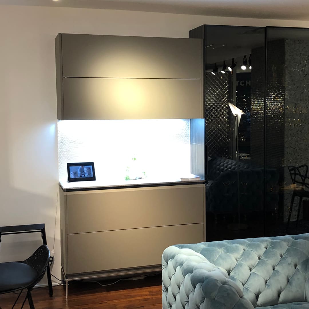 W124/D43cm プラグインカウンター+ウィングチップ収納【アウトレット品】 収納