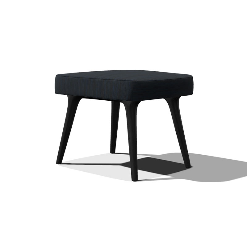 ジオフットスツール オーレイ インディゴ/フレーム ブラック ソファ