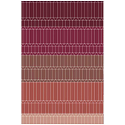 ジグザグレッド ラグ・カーペット