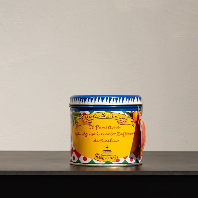 [ドルチェ&ガッバーナ]パネットーネ シチリア＆サフラン 100g オレンジブルー