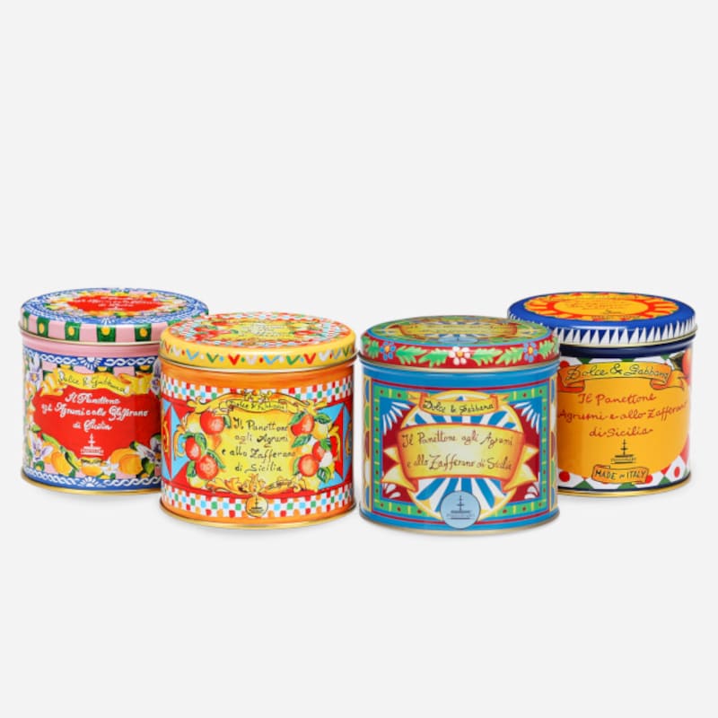 [ドルチェ&ガッバーナ]パネットーネ シチリア＆サフラン 100g 4色セット