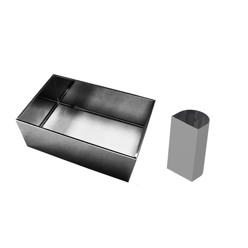 INO・パラレロシンク専用 ステンレス配管ボックスセット（高さ90cmキッチン対応） 配管カバー