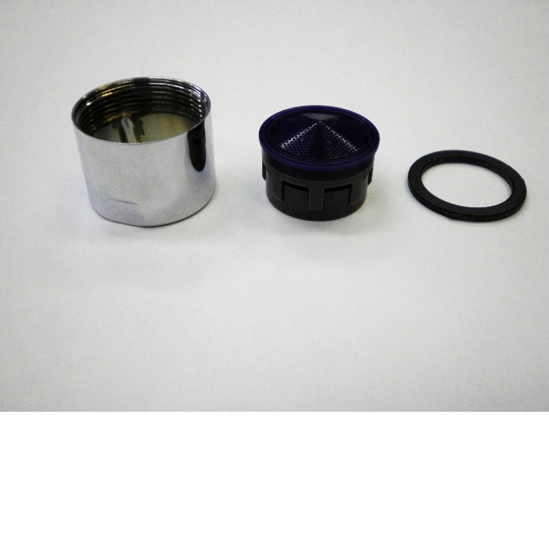 ARWAメタルホース付水栓用泡沫アダプター クローム 部品・メンテナンスパーツ