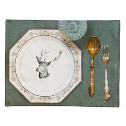 プレイスマット シカプリント