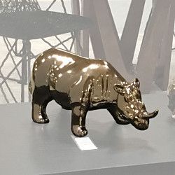 ブロンズライノ31 オブジェ