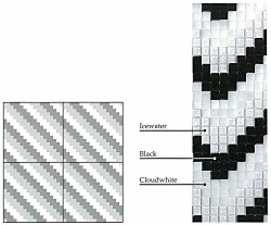 パターンカラー 011 タイル・床材