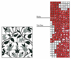 パターンカラー ツィギー タイル・床材