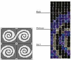 パターンカラージグリ タイル・床材