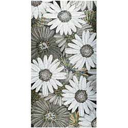 フラワーパワー07B&W タイル・床材