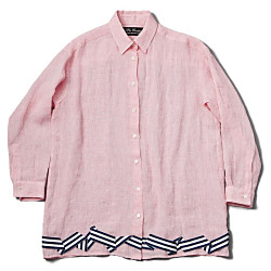 リネンビッグシャツ トップス