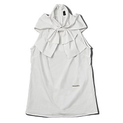 リボンノースリーブシャツ