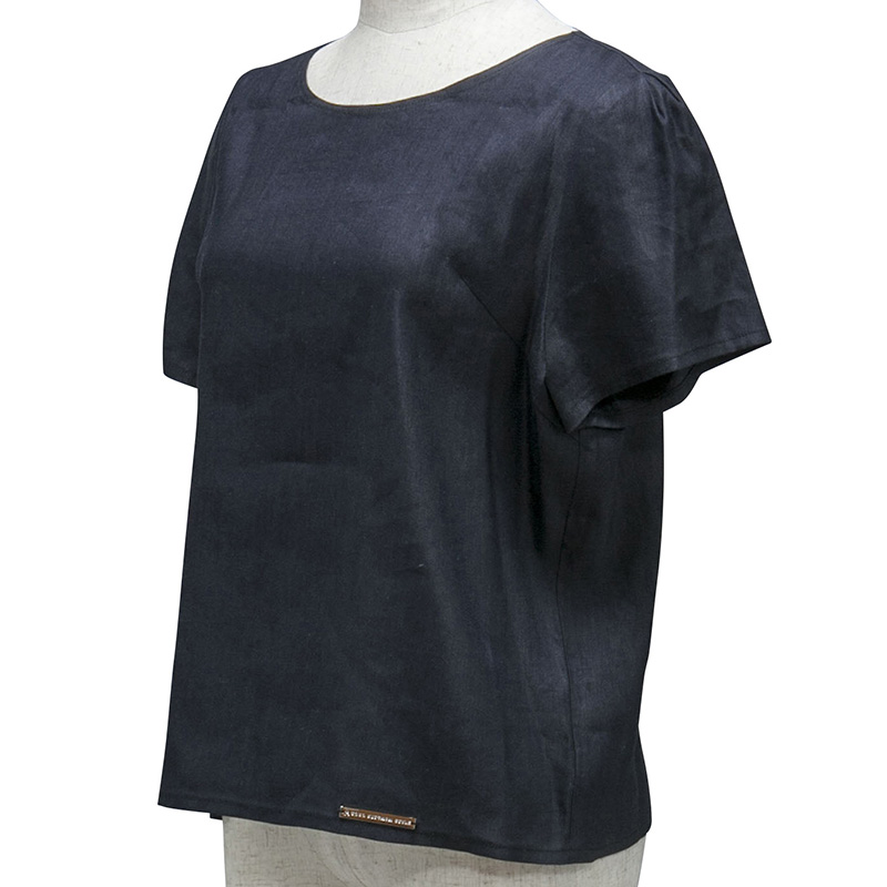 リネンブラウス トップス