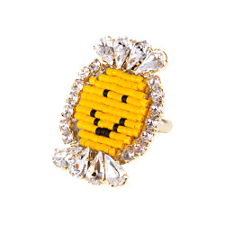 スマイリーハッピーリング ピアス・イヤリング・リング