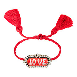 レッドアトナラブブレスレット ネックレス・ブレスレット