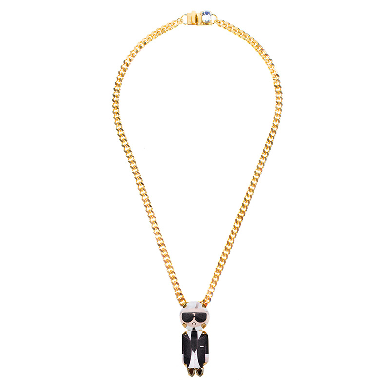 カールミニチェーンペンダントネックレス ネックレス・ブレスレット