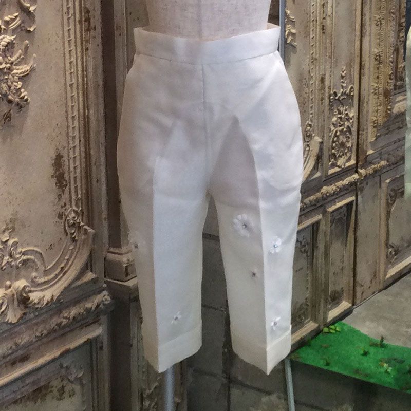 ホワイトオーガンザショーツ パンツ・ジャンプスーツ