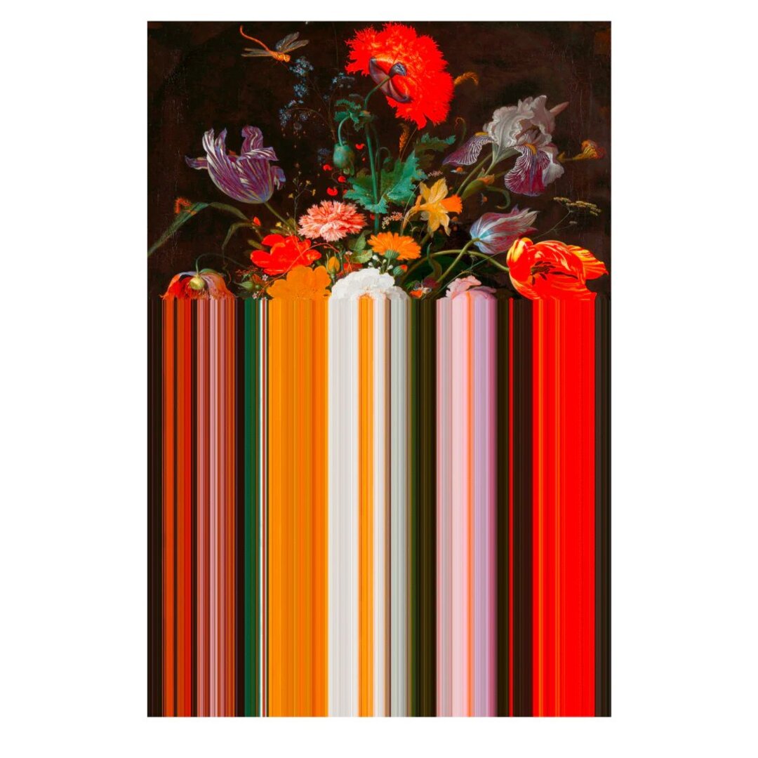 カーペットグリッチレッド300x200