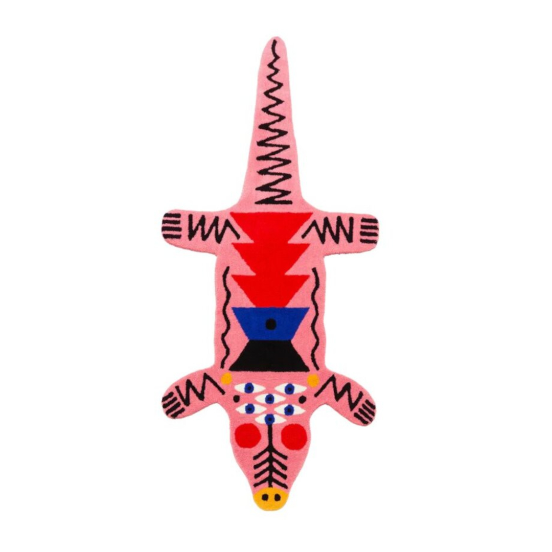 カーペットクロコピンクM