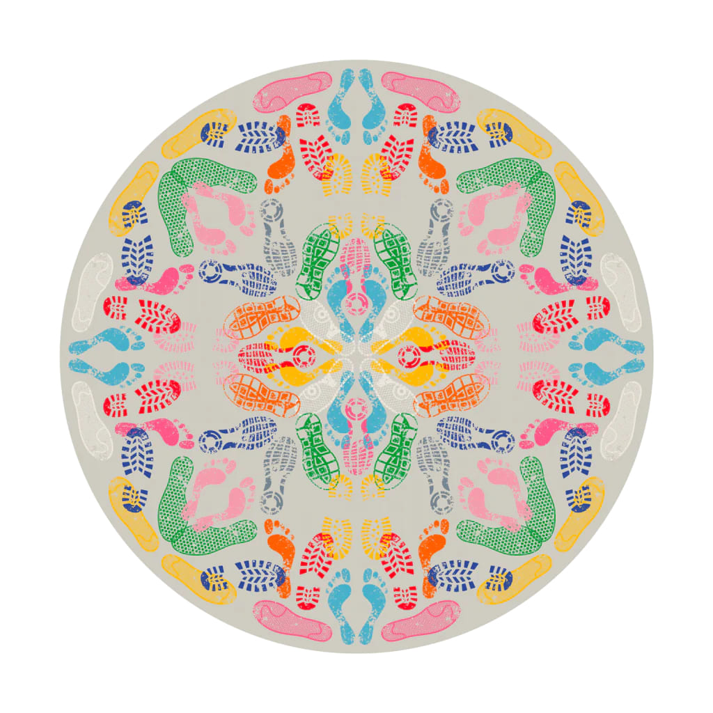 カーペットレッツダンスヒューマントレースズライトラウンド