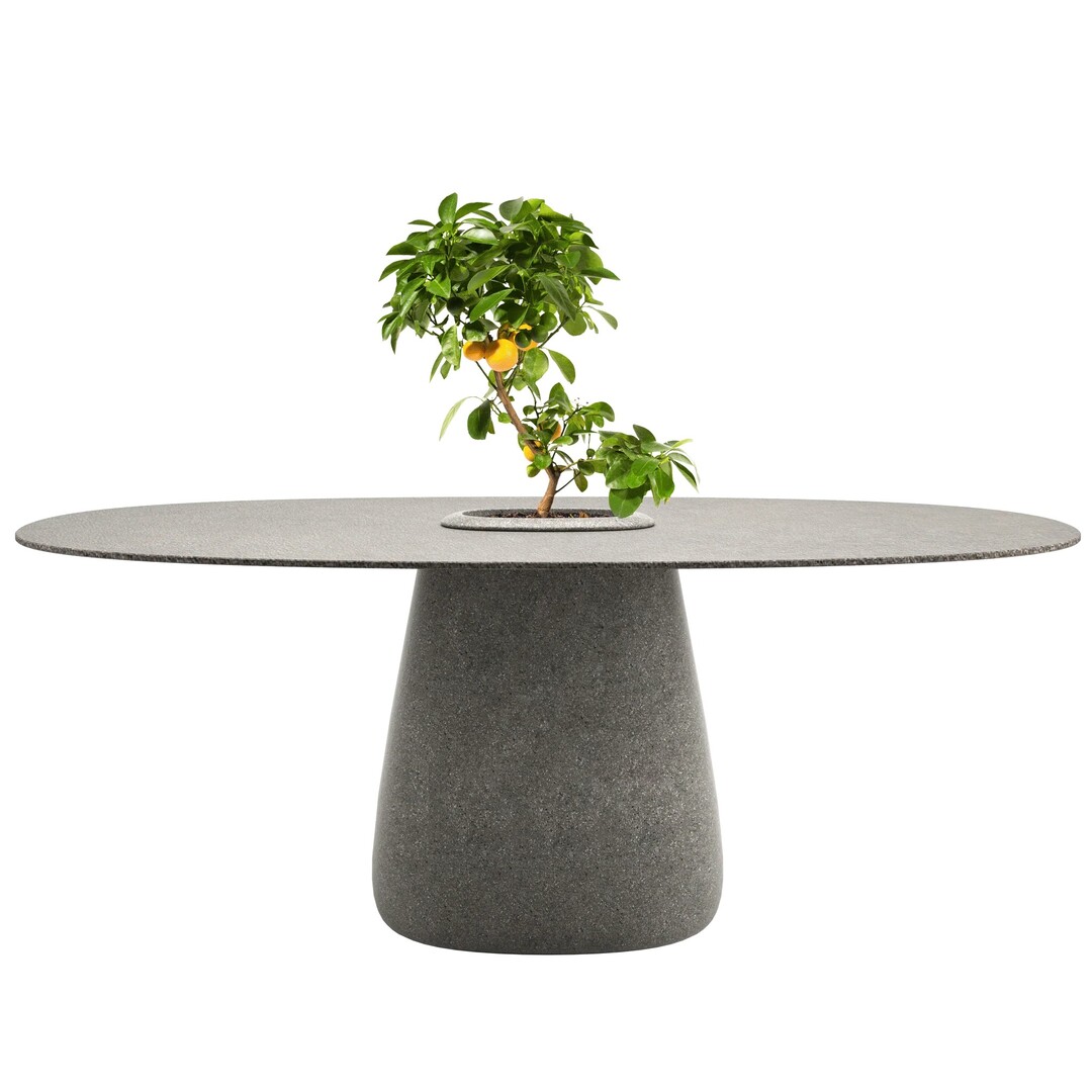 コブルテーブル190ストーンウェアバケット