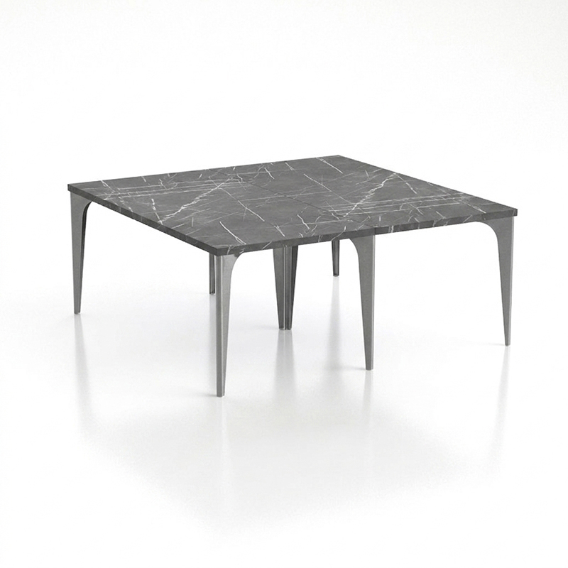 集（つどい）ダイニングテーブルレクタングル+レクタングル拡張天板+連結脚