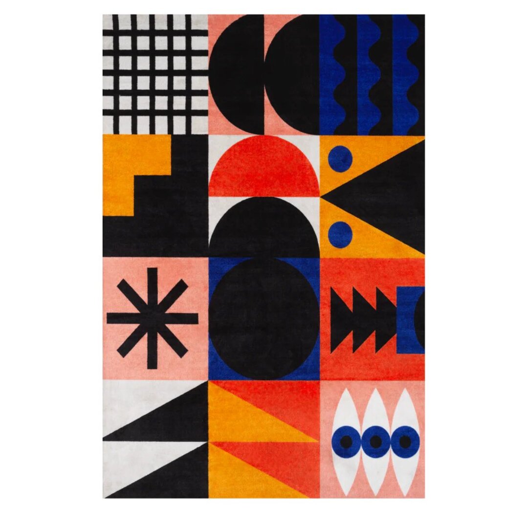 カーペットコンポジション001レクタングラー Qeeboo | キーブー