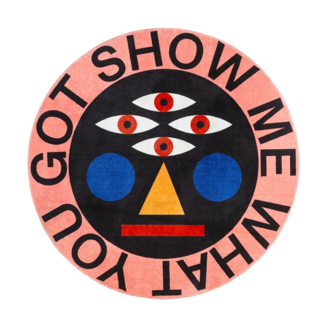 カーペットショーミーホワットユーガットラウンド Qeeboo | キーブー