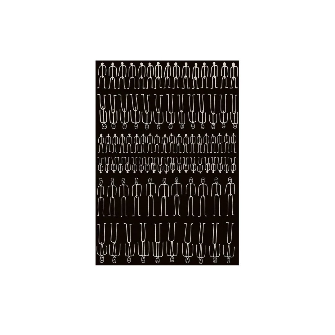 カーペットパレード140x200ブラック Qeeboo | キーブー