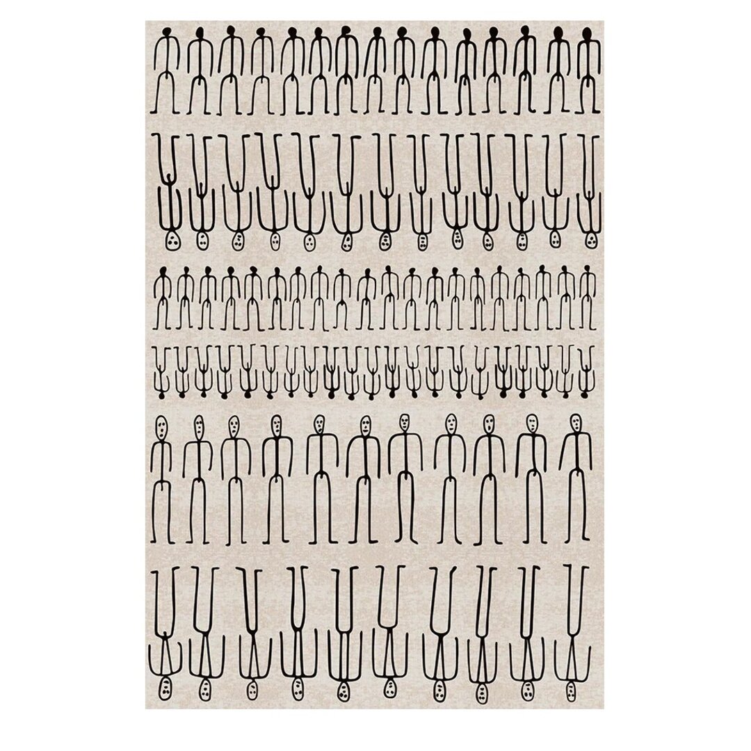 カーペットパレード200x300ホワイト Qeeboo | キーブー