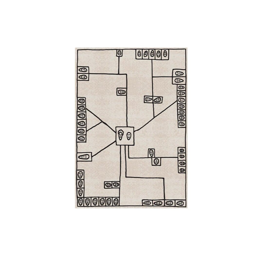 カーペットマップS140x200 Qeeboo | キーブー