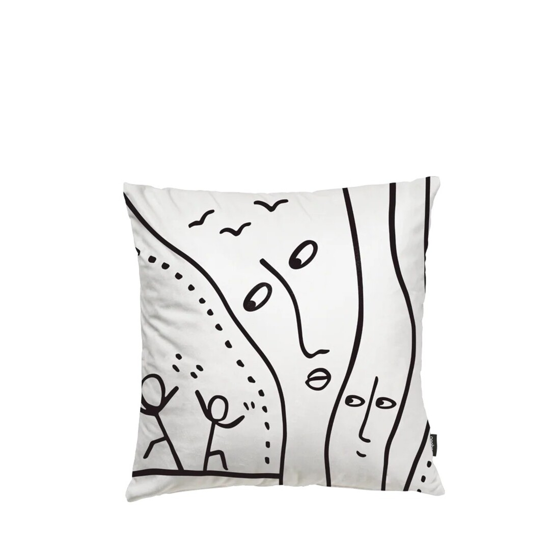 サイレントシャドウズクッション Qeeboo | キーブー