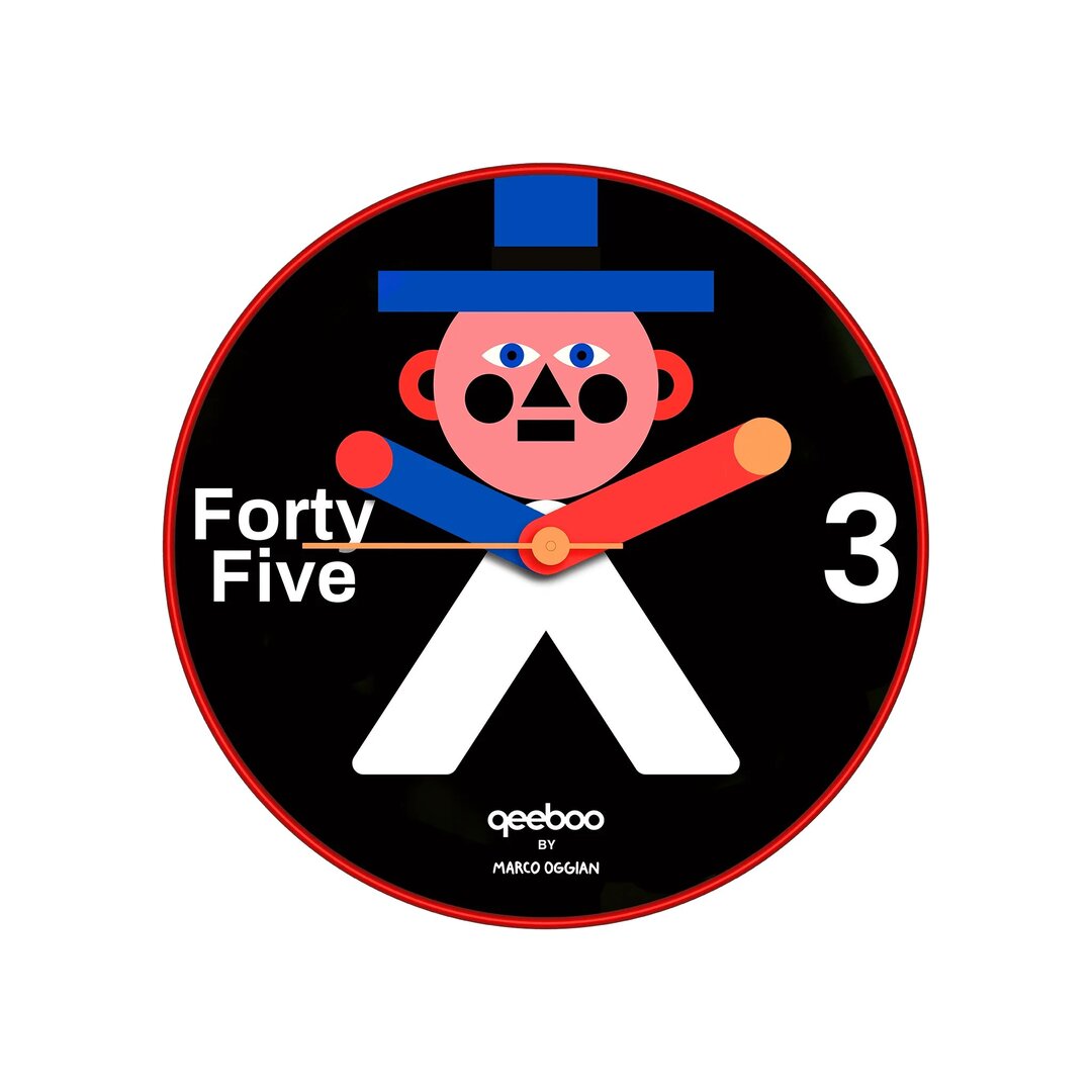 ミスターウォーリーウォールクロック Qeeboo | キーブー