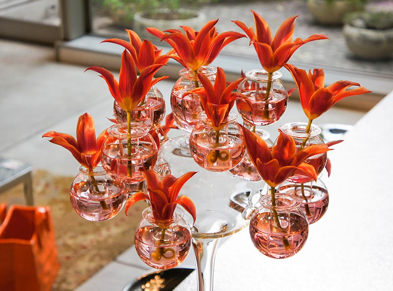 キャンドルスタンド　ルミエラ　ガラス製　花器　花瓶　5個セット アンティーク風 ガラスベース 花瓶 フラワーベース LEDキャンドル