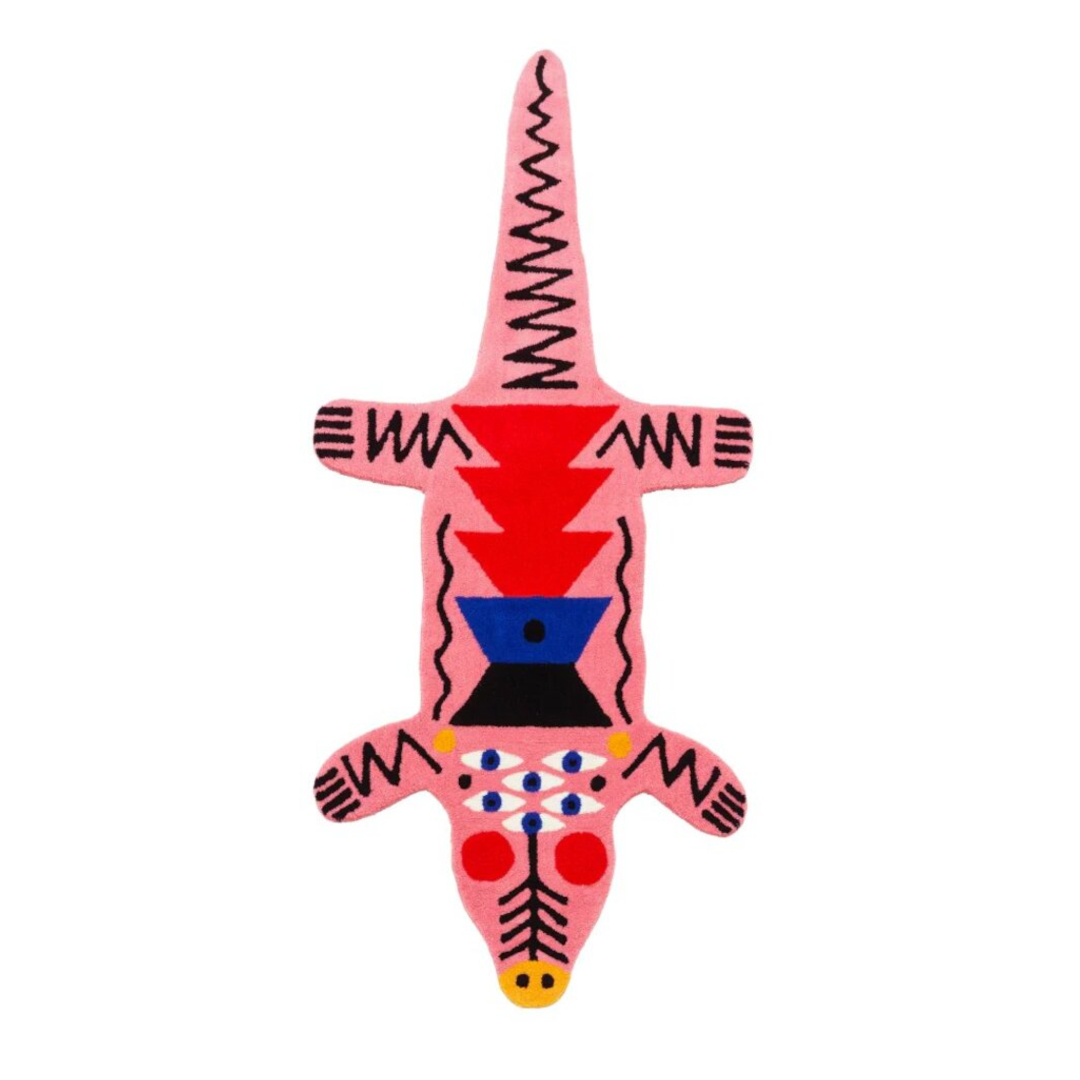 カーペットクロコピンクL