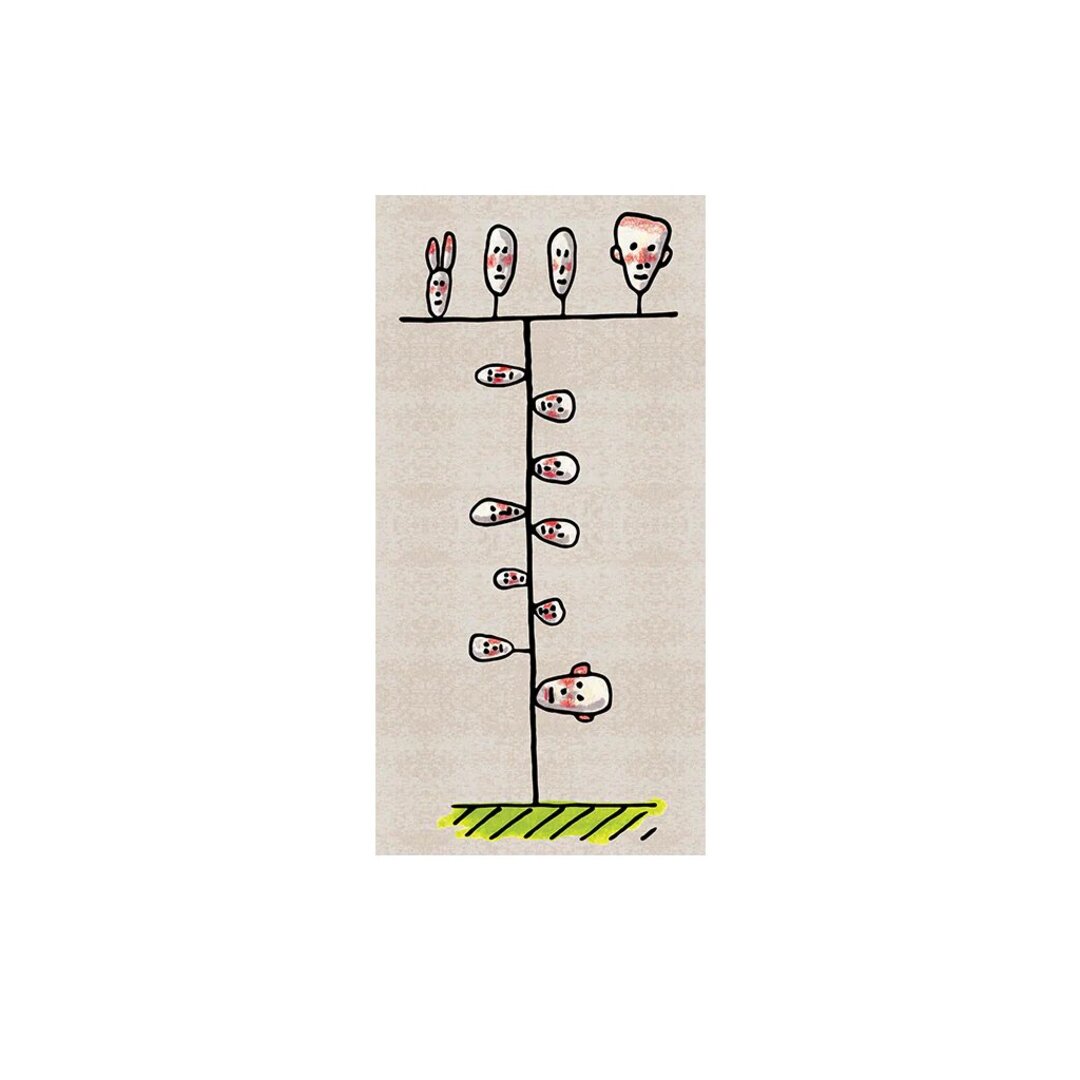 カーペットファミリーツリー100x200 リビンググッズ