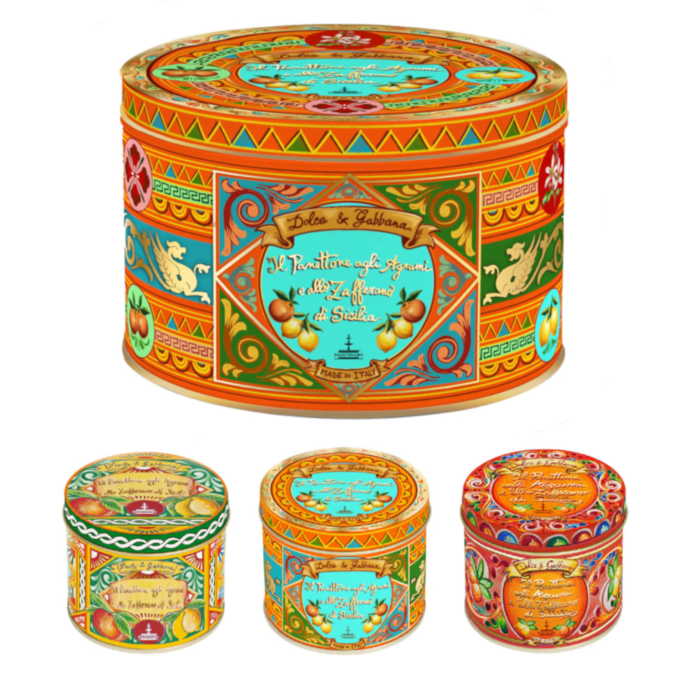 【9月19日12時再販開始】パネットーネ シチリア＆サフラン 500g+100g3色セット [ドルチェ&ガッバーナ]