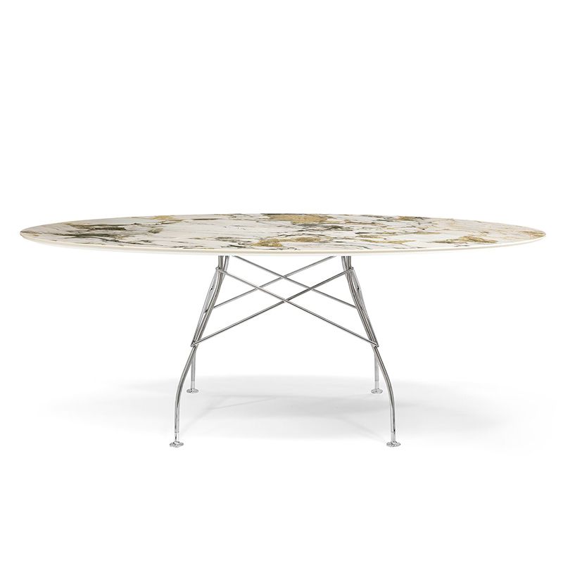 グロッシーオーバル192(トップ シンフォニー/フレーム クローム） Kartell | カルテル