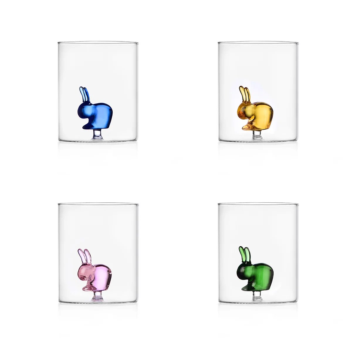 セット4タンブラーズラビット