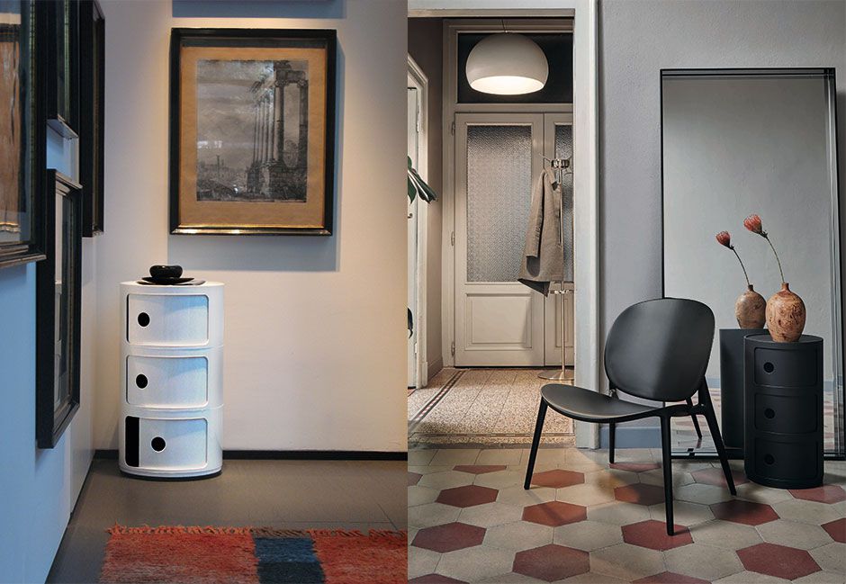 Kartell クローム シルバー コンポニ 3段 Kartell｜カルテル】世界中で