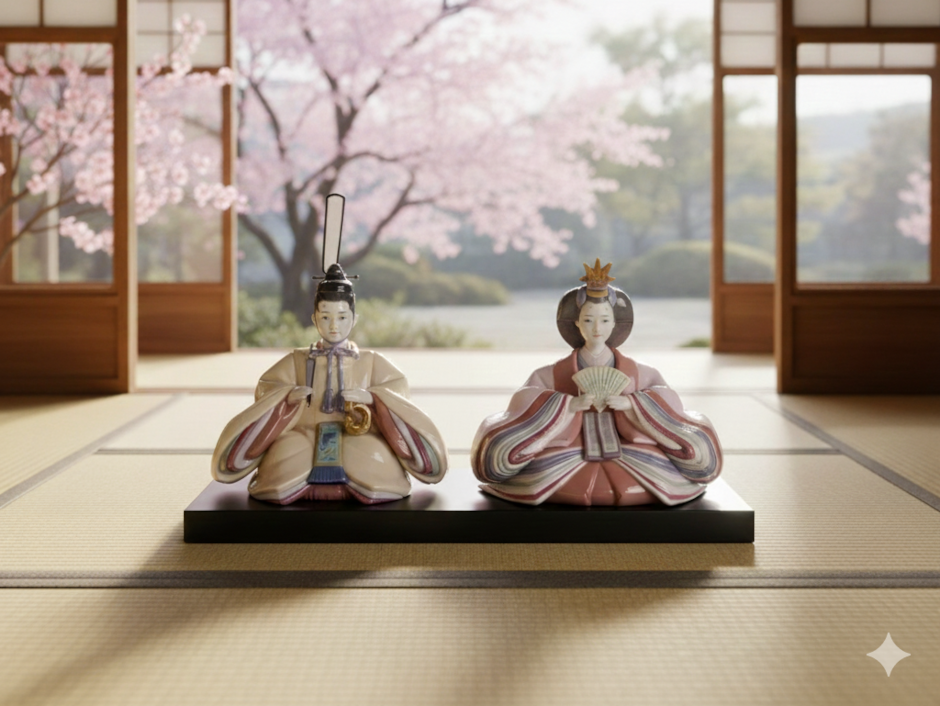 トーヨーキッチンスタイル オンラインショップ インテリア　ハイポーセリン リヤドロ お雛様 桃の節句